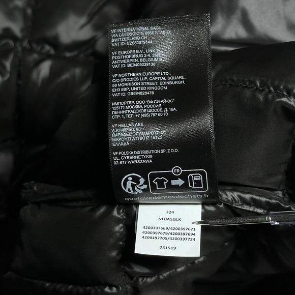 NEW The North Face Thermoball ECO Hoodie 2.0 Jacket Mens 2XL Black Puffer NWT - Picture 12 of 16